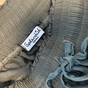 Splendid sage lounge shorts
